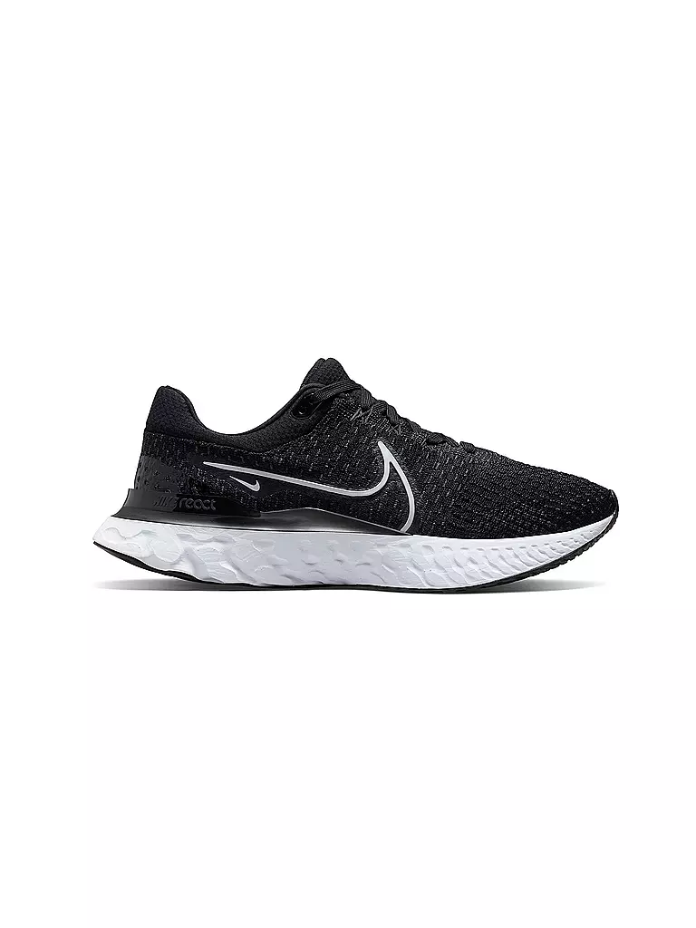 NIKE Herren Laufschuhe React Infinity Run Flyknit 3 schwarz